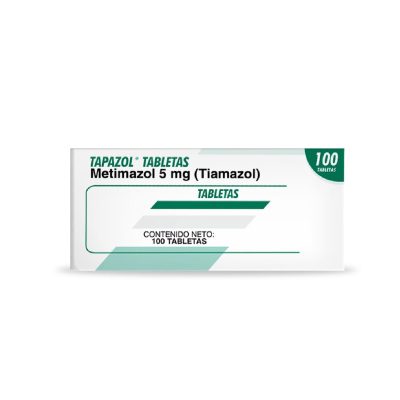 TAPAZOL 5 MG_CAJA X 100 TAB